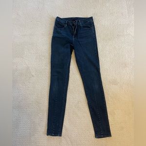 j brand skinny dark denim